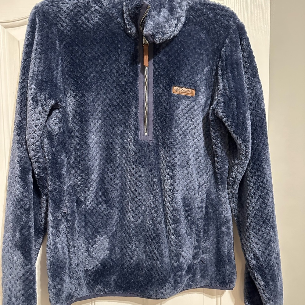 Columbia Blue Fleece Pullover